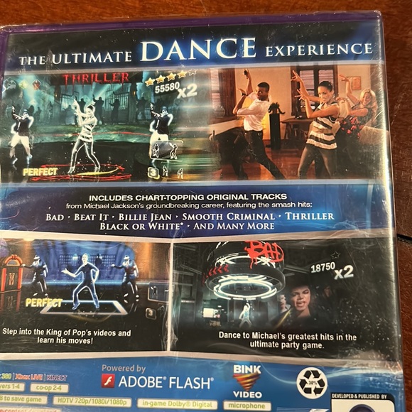 New in shrink wrap Michael Jackson The Experience Xbox 360 Kinect Video Game - Picture 5 of 11
